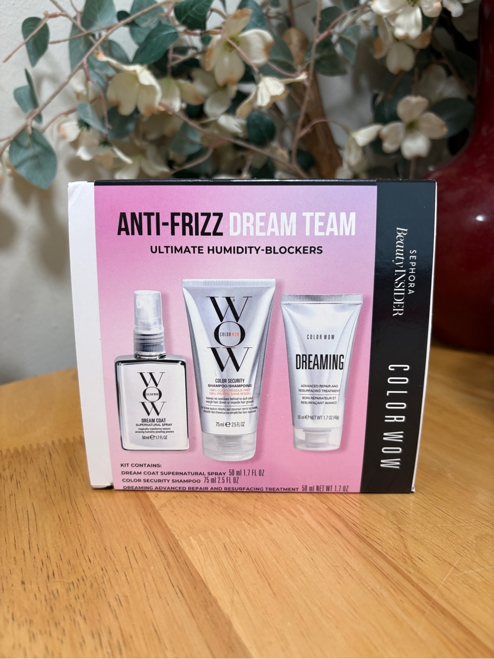 Sephora Beauty Insider ~ Color Wow Anti-Frizz Dream Team 3pc Kit, BNIB,Sealed
